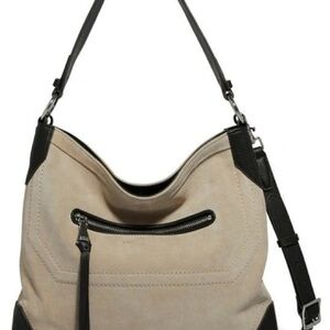 Aimee Kestenberg Black and Cream Hobo Bag
